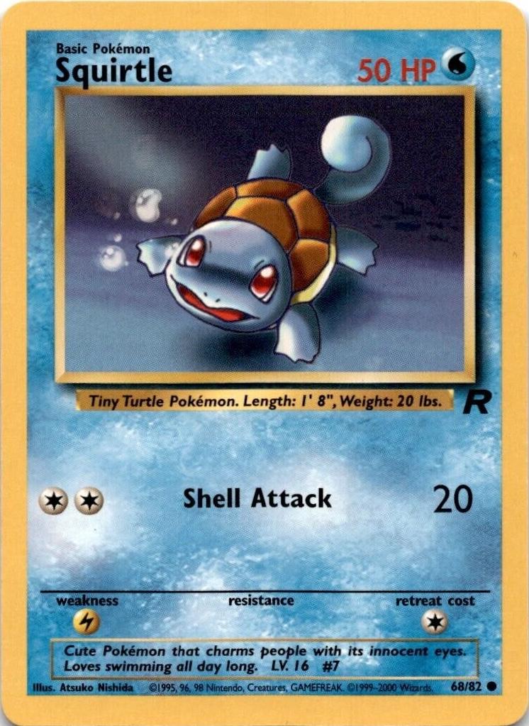 Squirtle - Team Rocket - #68
