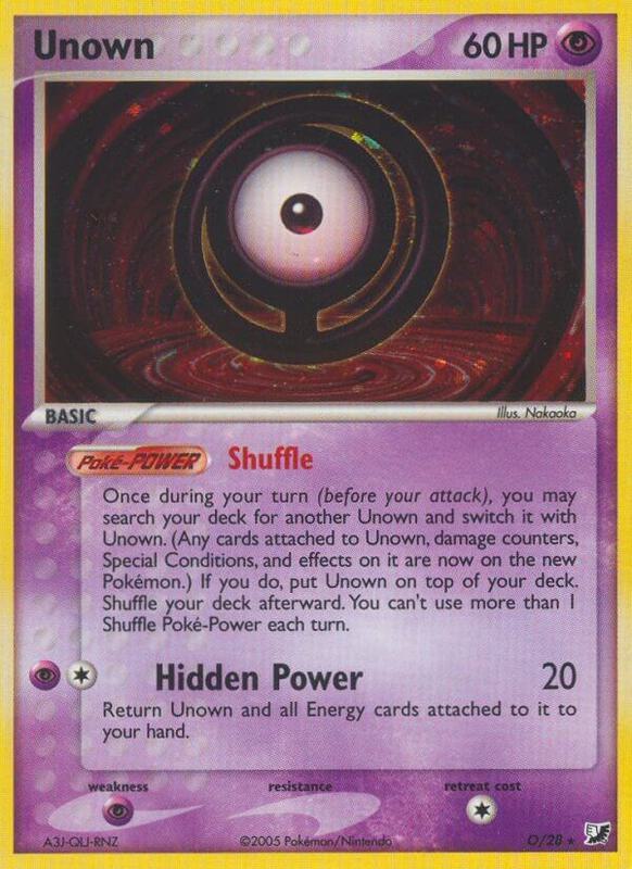 Unown (O) - EX Unseen Forces - #O