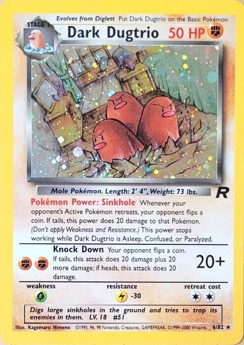 Dark Dugtrio - Team Rocket - #6