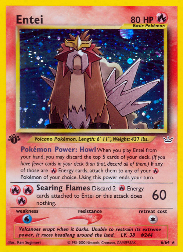 Entei - Neo Revelation - #6 (1st Edition)