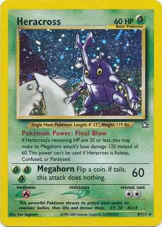 Heracross - Neo Genesis - #6