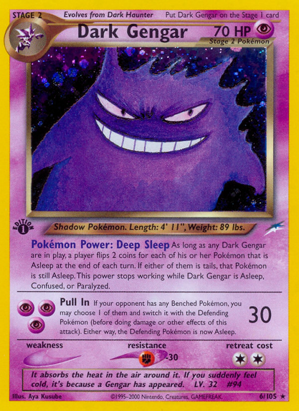 Dark Gengar - Neo Destiny - #6 (1st Edition)