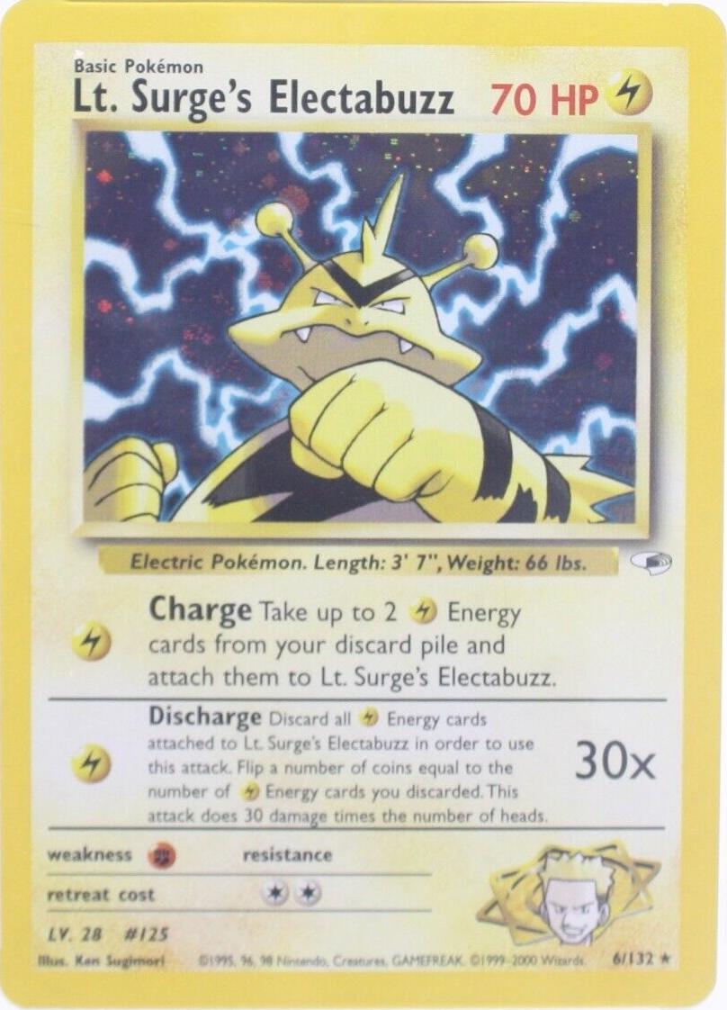Lt. Surge's Electabuzz - Gym Heroes - #6