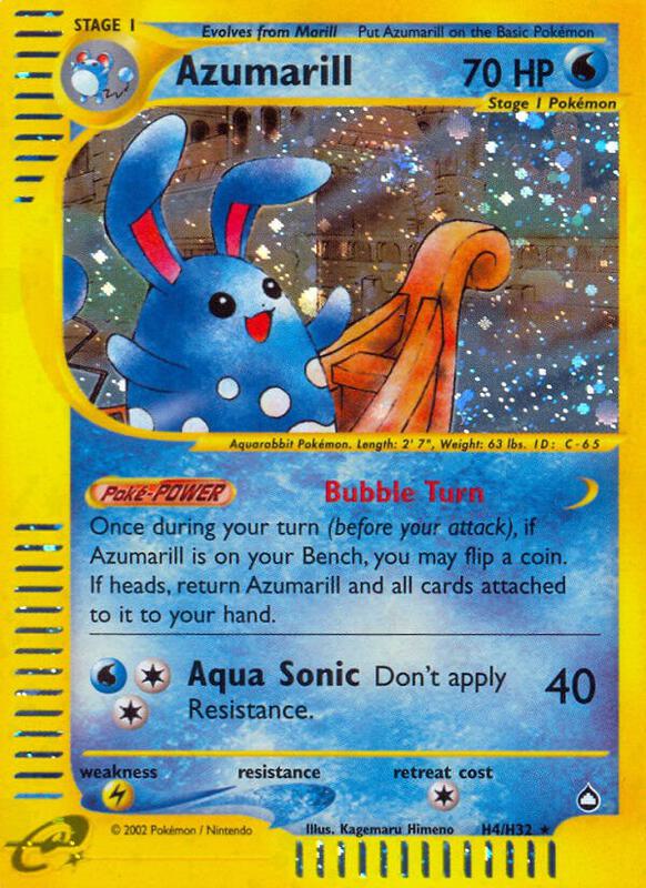 Azumarill - Aquapolis - #H4