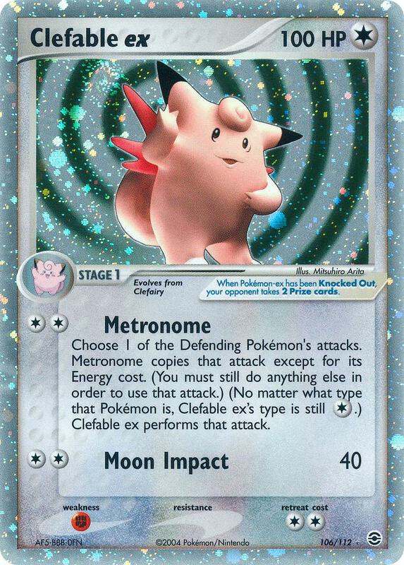Clefable ex - EX FireRed & LeafGreen - #106