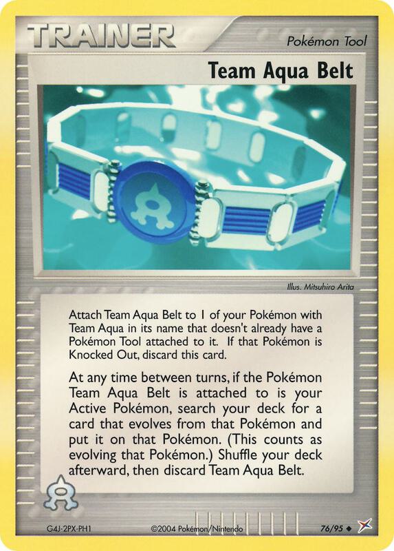 Team Aqua Belt - EX Team Magma vs Team Aqua - #76