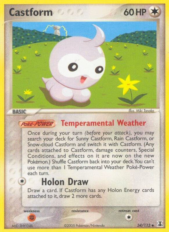 Castform - EX Delta Species - #34