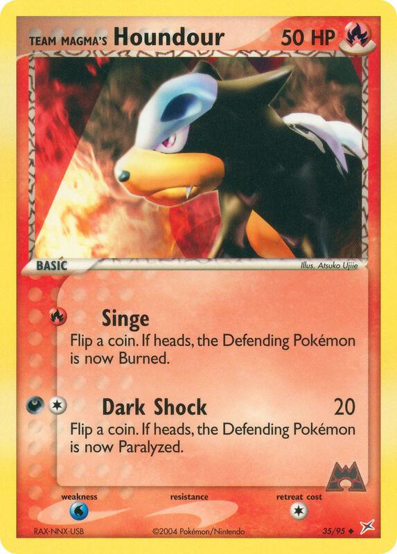 Team Magma's Houndour - EX Team Magma vs Team Aqua - #35