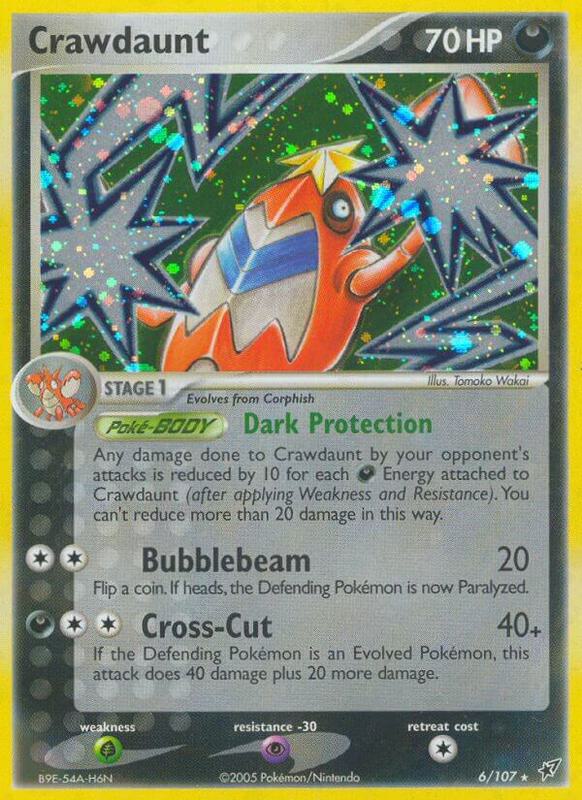 Crawdaunt - EX Deoxys - #6
