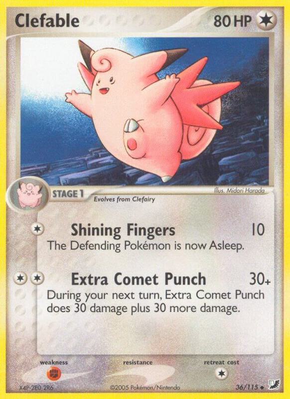 Clefable - EX Unseen Forces - #36