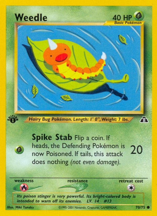 Weedle - Neo Discovery - #70 (1st Edition)