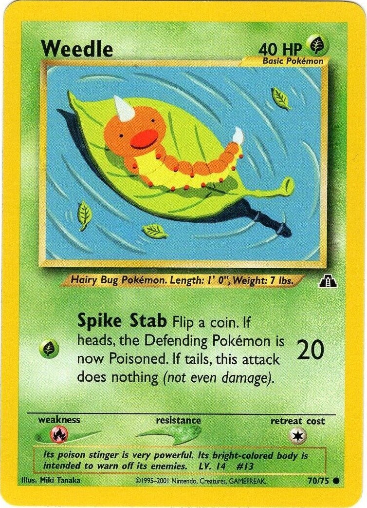 Weedle - Neo Discovery - #70
