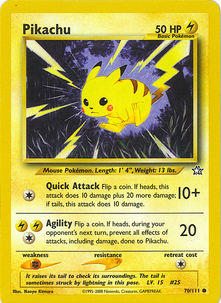 Pikachu - Neo Genesis - #70