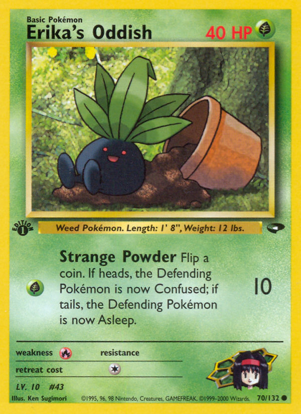 Erika's Oddish - Gym Challenge - #70 (1st Edition)