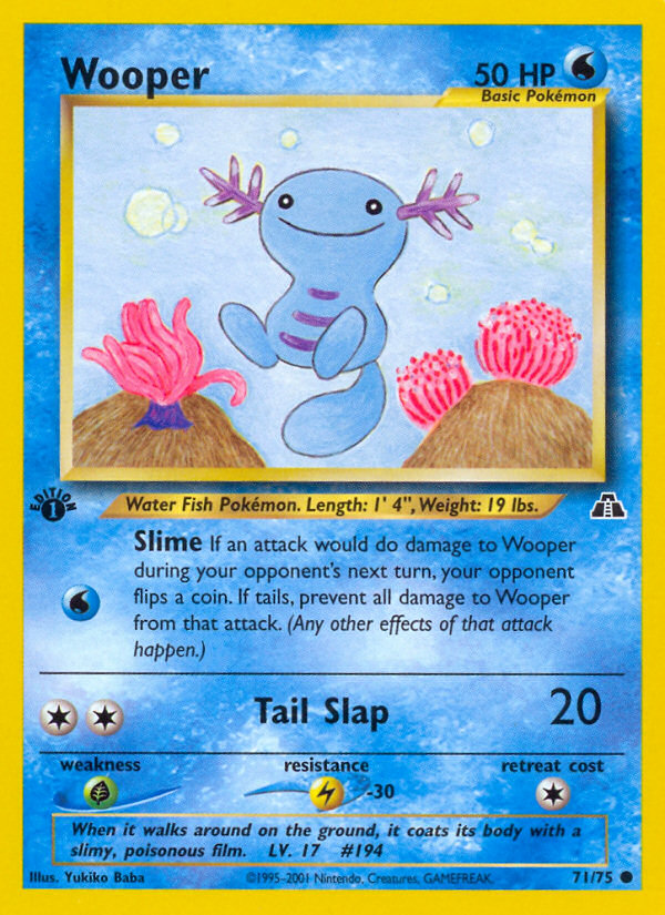 Wooper - Neo Discovery - #71 (1st Edition)