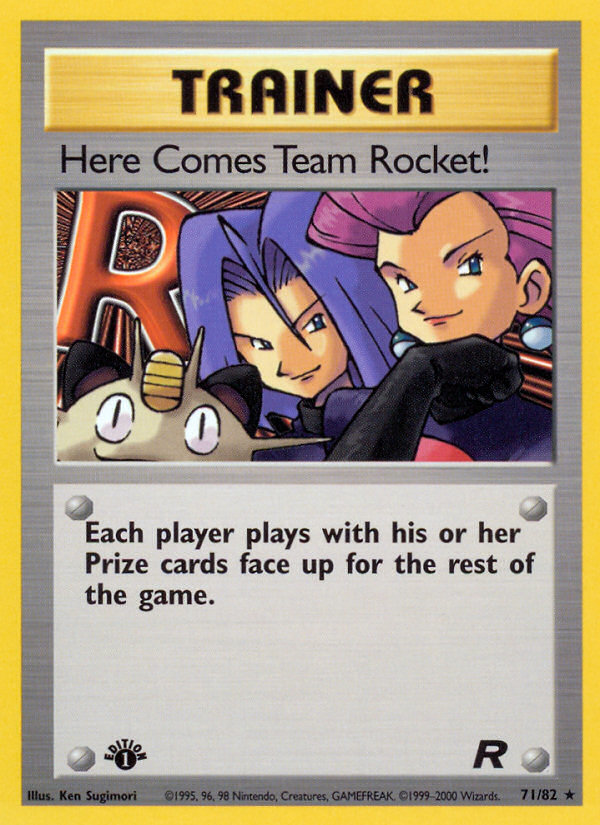 Here Comes Team Rocket! - Team Rocket - #71 (1st Edition)