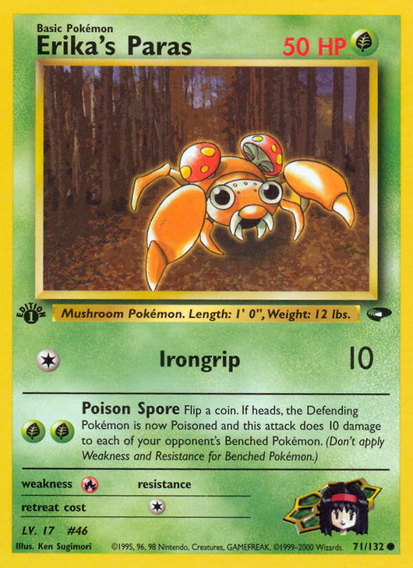 Erika's Paras - Gym Challenge - #71 (1st Edition)