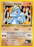 Giovanni's Machop - Gym Challenge - #72 (1st Edition)