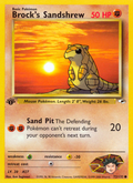 Brock's Sandshrew - Gym Heroes - #72 (1st Edition)