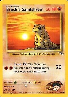 Brock's Sandshrew - Gym Heroes - #72