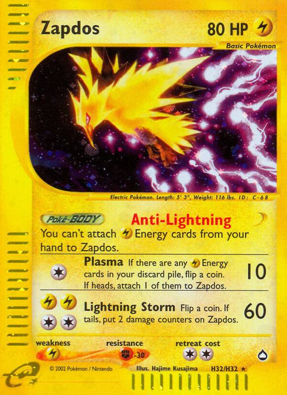 Zapdos - Aquapolis - #H32