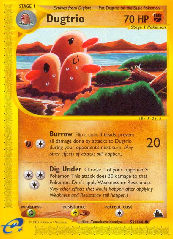 Dugtrio - Skyridge - #52