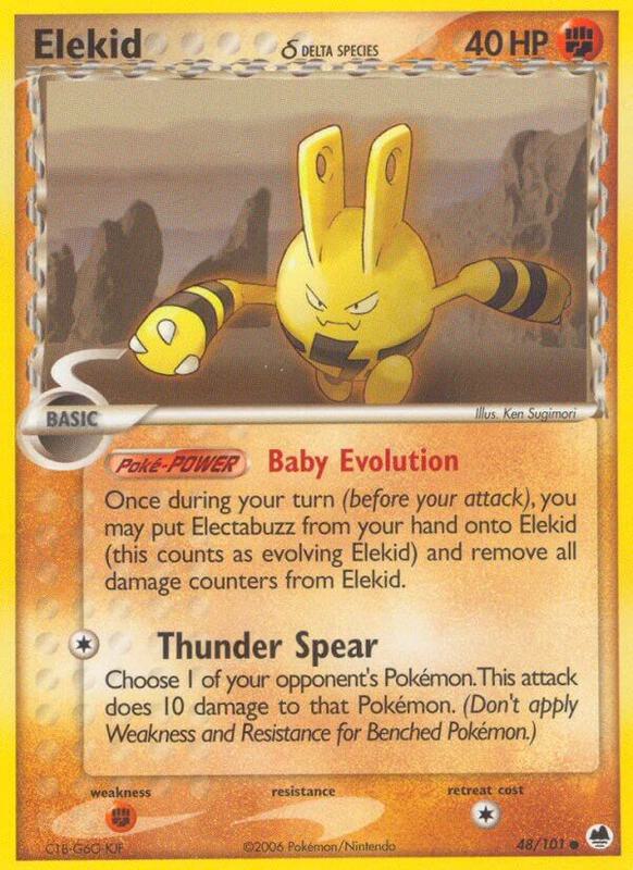 Elekid (Delta Species) - EX Dragon Frontiers - #48