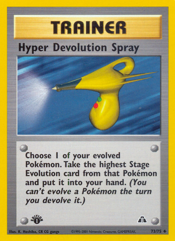 Hyper Devolution Spray - Neo Discovery - #73 (1st Edition)