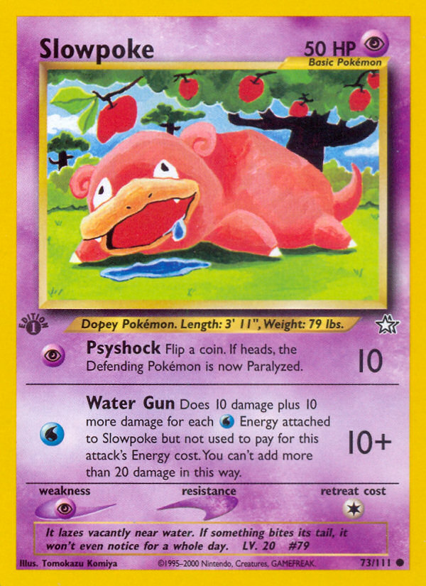 Slowpoke - Neo Genesis - #73 (1st Edition)