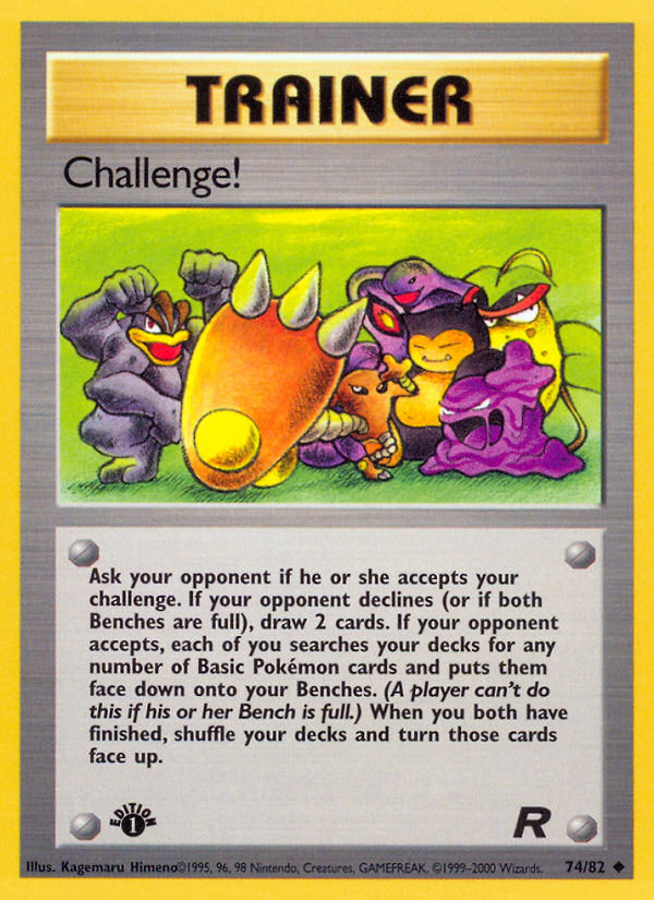 Challenge - Team Rocket - #74 (1st Edition)