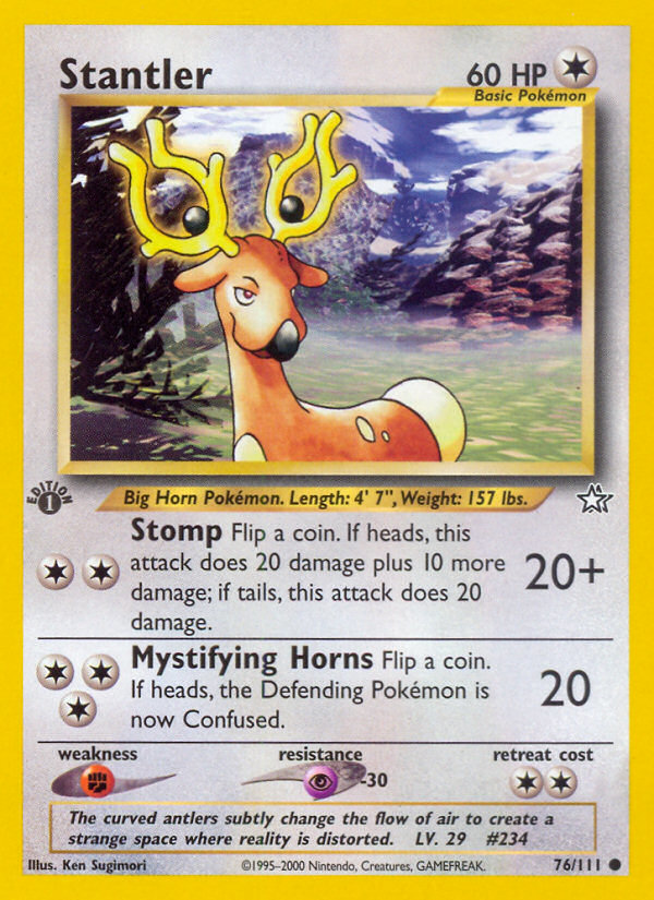 Stantler - Neo Genesis - #76 (1st Edition)