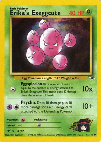 Erika's Exeggcute - Gym Heroes - #77