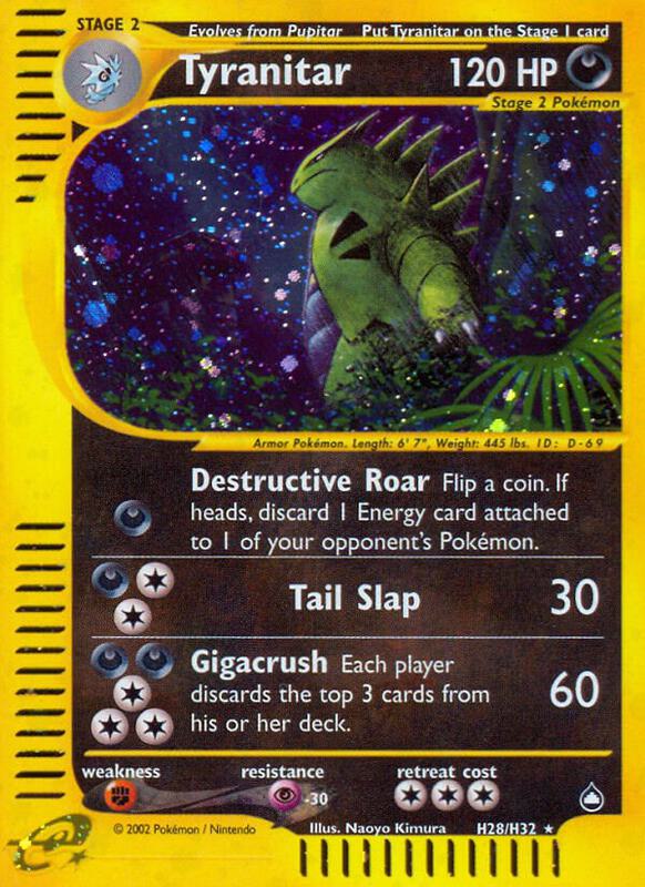 Tyranitar - Aquapolis - #H28