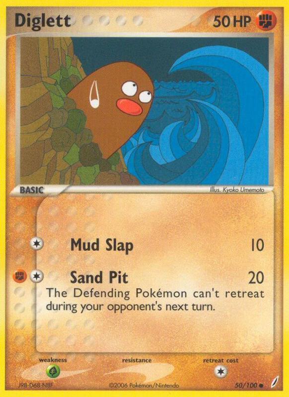 Diglett - EX Crystal Guardians - #50
