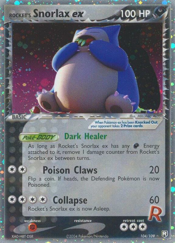 Rocket's Snorlax ex - EX Team Rocket Returns - #104