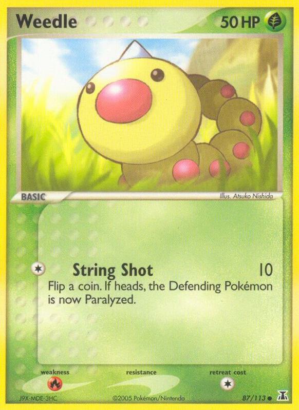 Weedle - EX Delta Species - #87