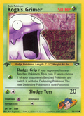 Koga's Grimer - Gym Challenge - #78 (1st Edition)