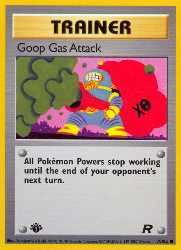Goop Gas Attack - Team Rocket - #78 (1st Edition)