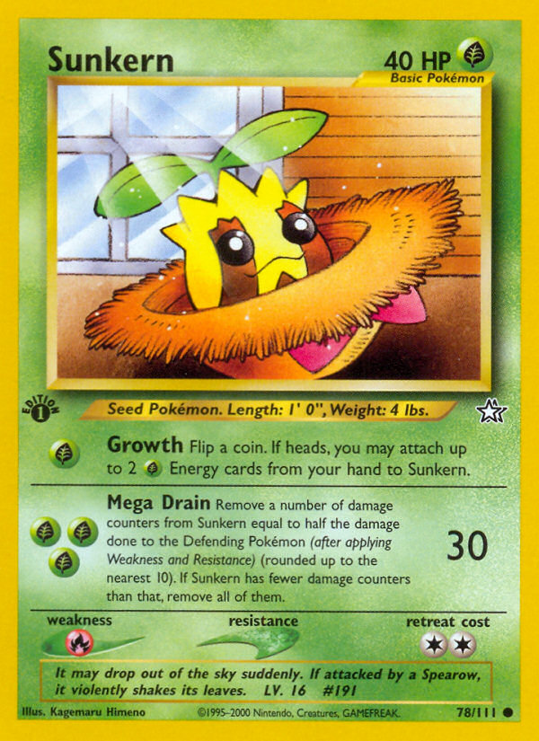 Sunkern - Neo Genesis - #78 (1st Edition)