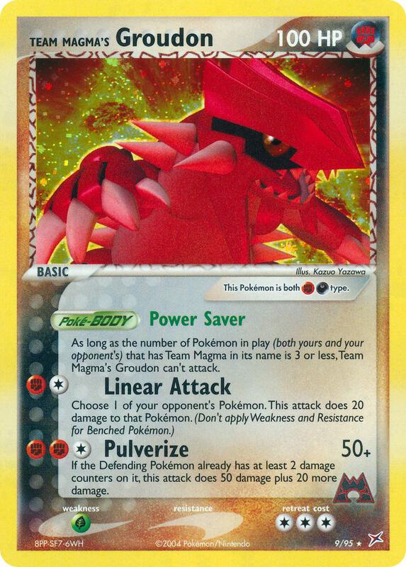 Team Magma's Groudon - EX Team Magma vs Team Aqua - #9