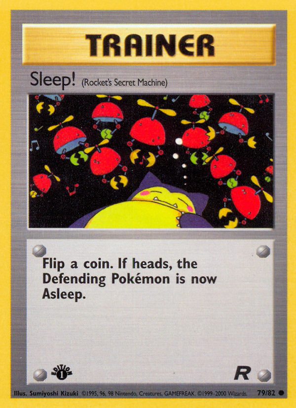 Sleep! - Team Rocket - #79 (1st Edition)