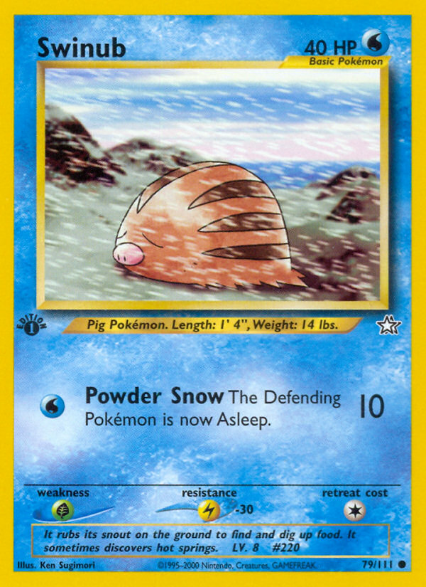 Swinub - Neo Genesis - #79 (1st Edition)