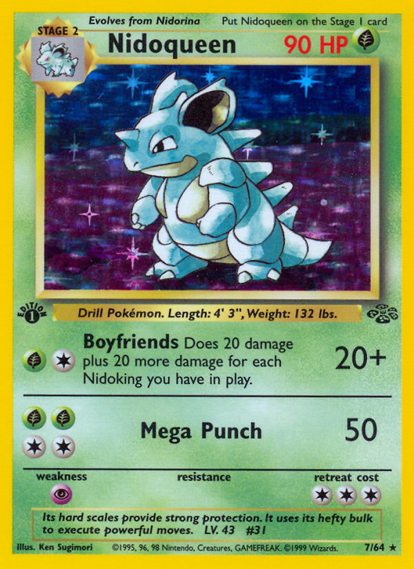Nidoqueen - Jungle - #7 (1st Edition)