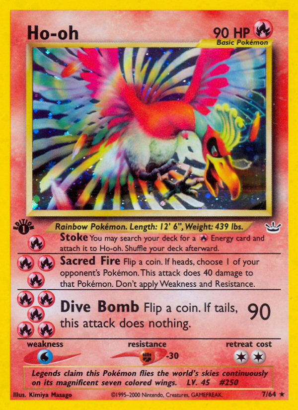 Ho-Oh - Neo Revelation - #7 (1st Edition)