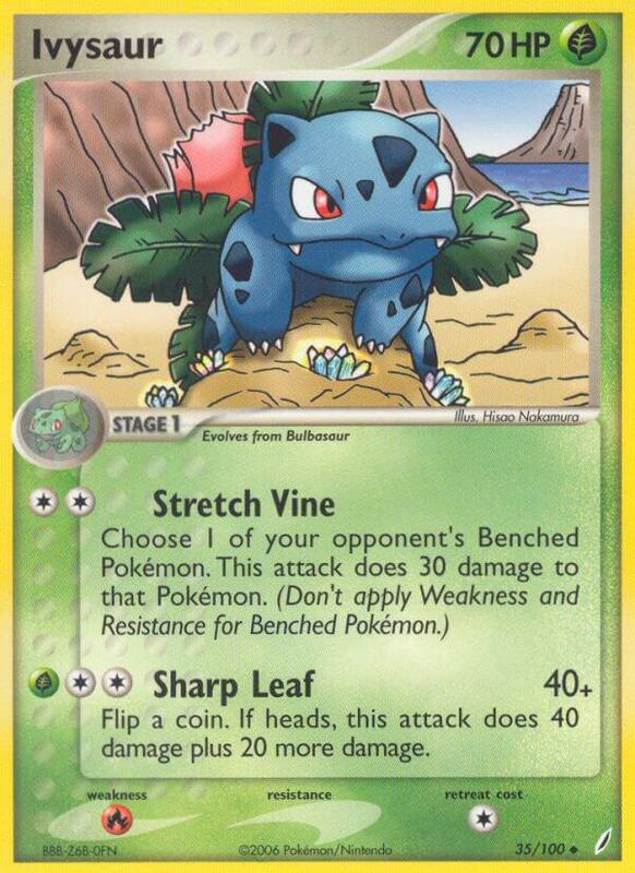 Ivysaur - EX Crystal Guardians - #35