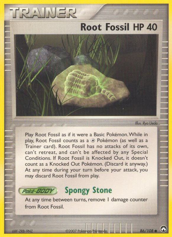 Root Fossil - EX Power Keepers - #86