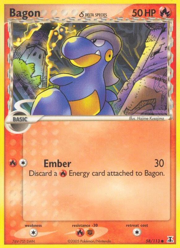 Bagon - EX Delta Species - #58