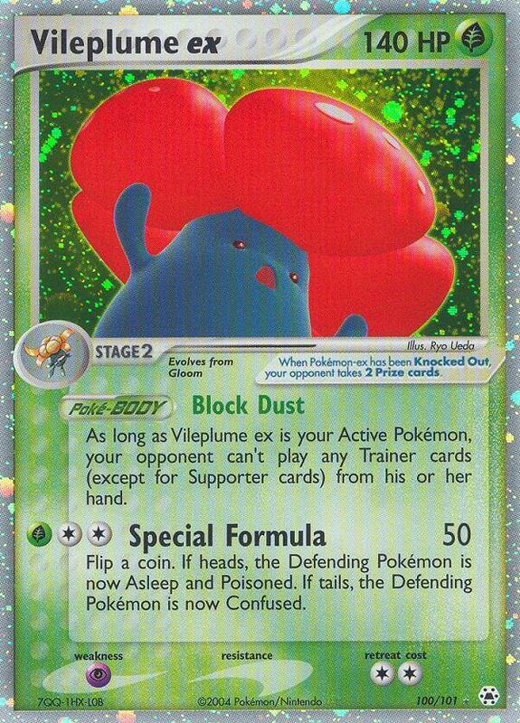 Vileplume ex - EX Hidden Legends - #100