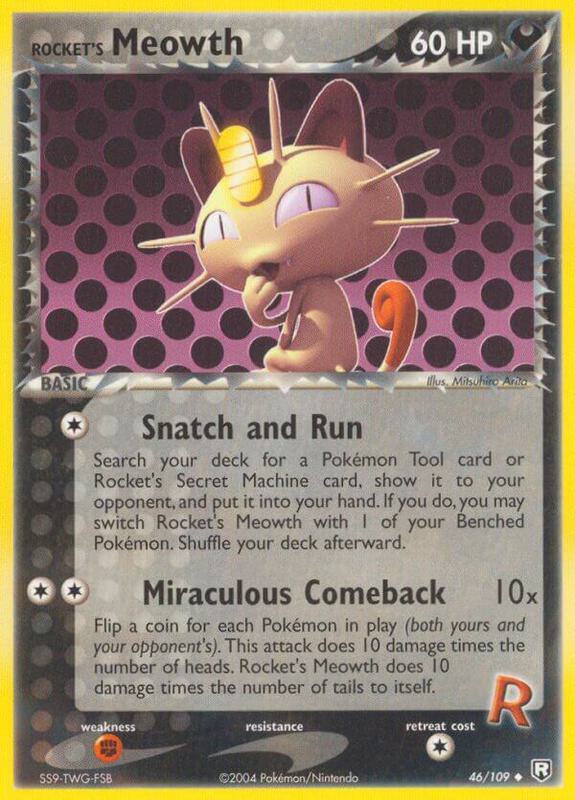 Rocket's Meowth - EX Team Rocket Returns - #46