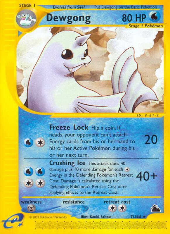 Dewgong - Skyridge - #7